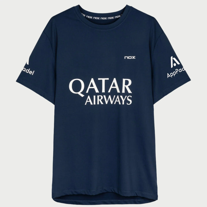 T-Shirt Nox Agustin Tapia Sponsors AT10 Dark Blue 2024