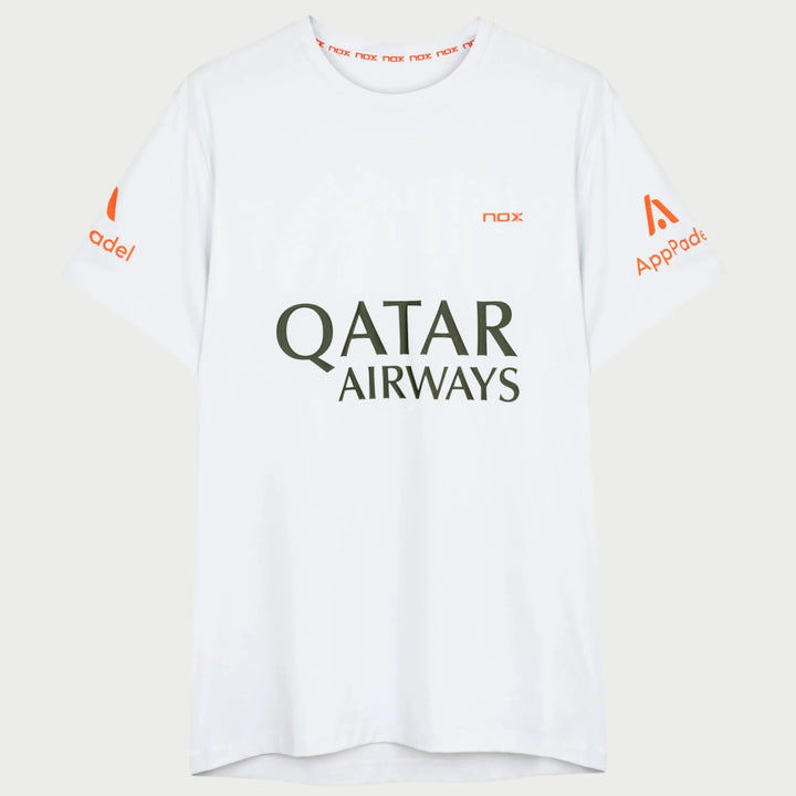 T-Shirt Nox Agustin Tapia Sponsors AT10 White 2024