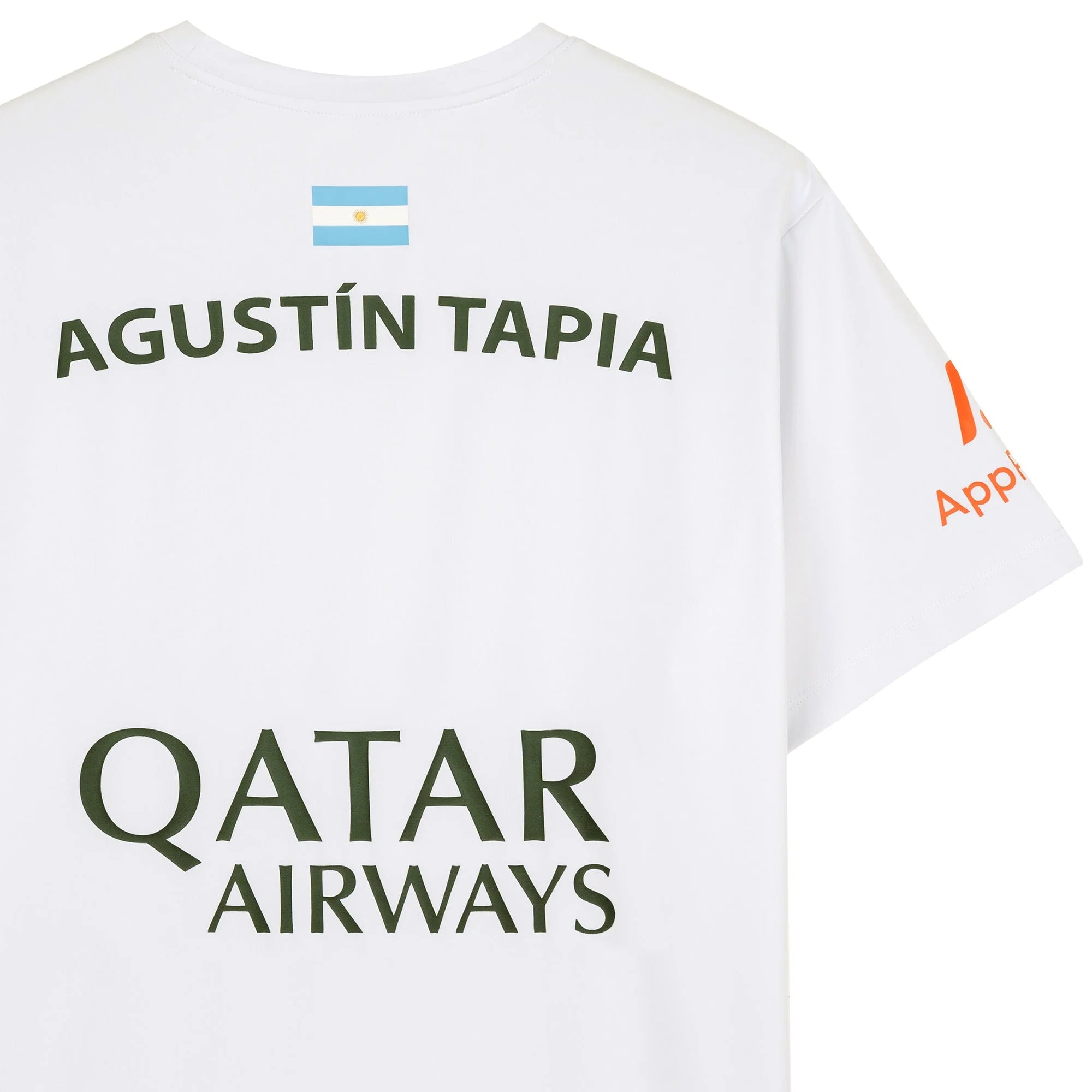 T-Shirt Nox Agustin Tapia Sponsors AT10 White 2024