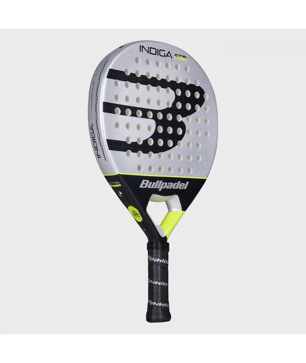 Bullpadel Indiga CTR 26 Round Padel Racket, Carbon Fiber, SoftEva, Polyglass, Precise Control, Juniors and Beginners