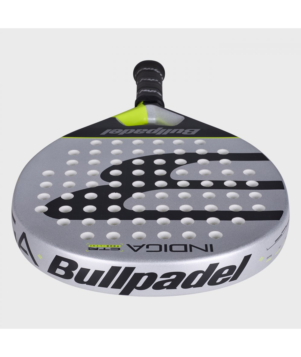 Bullpadel Indiga CTR 26 Round Padel Racket, Carbon Fiber, SoftEva, Polyglass, Precise Control, Juniors and Beginners