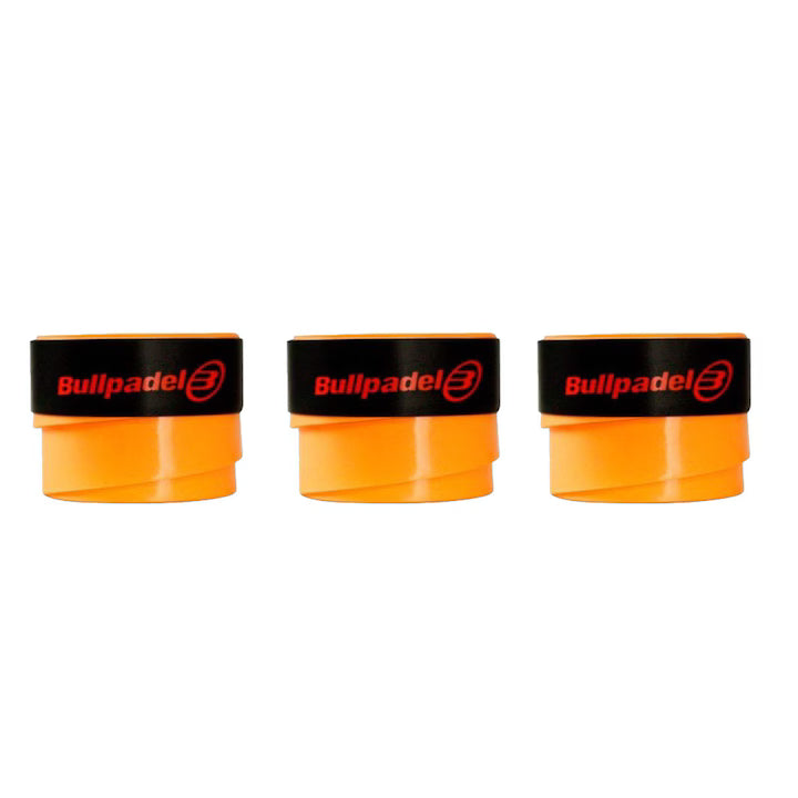 Bullpadel Padel Set of 3 Overgrips, Orange