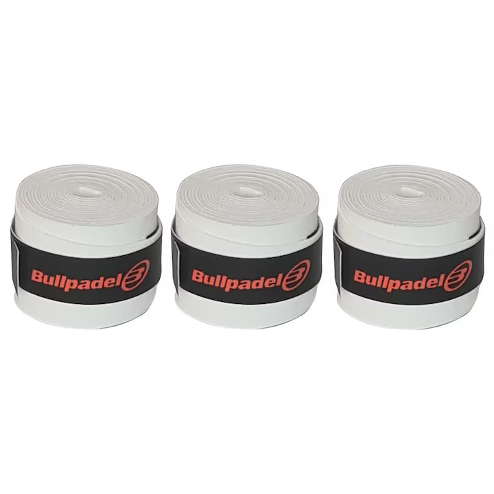 Bullpadel Set of 3 Overgrips, White