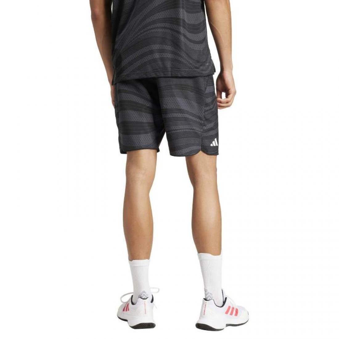 Adidas Club Graphic Carbon Negro Short