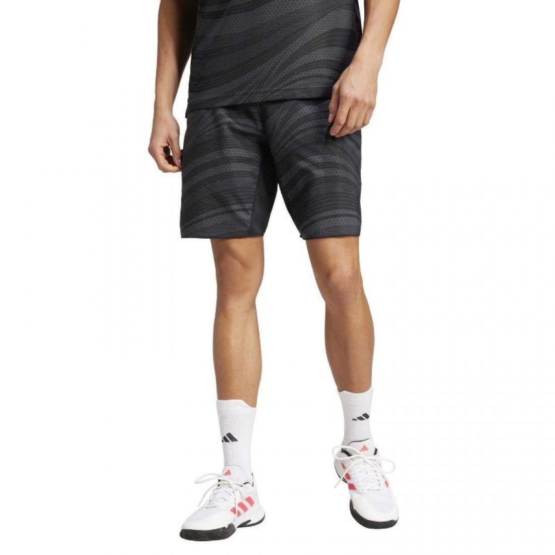 Adidas Club Graphic Carbon Negro Short