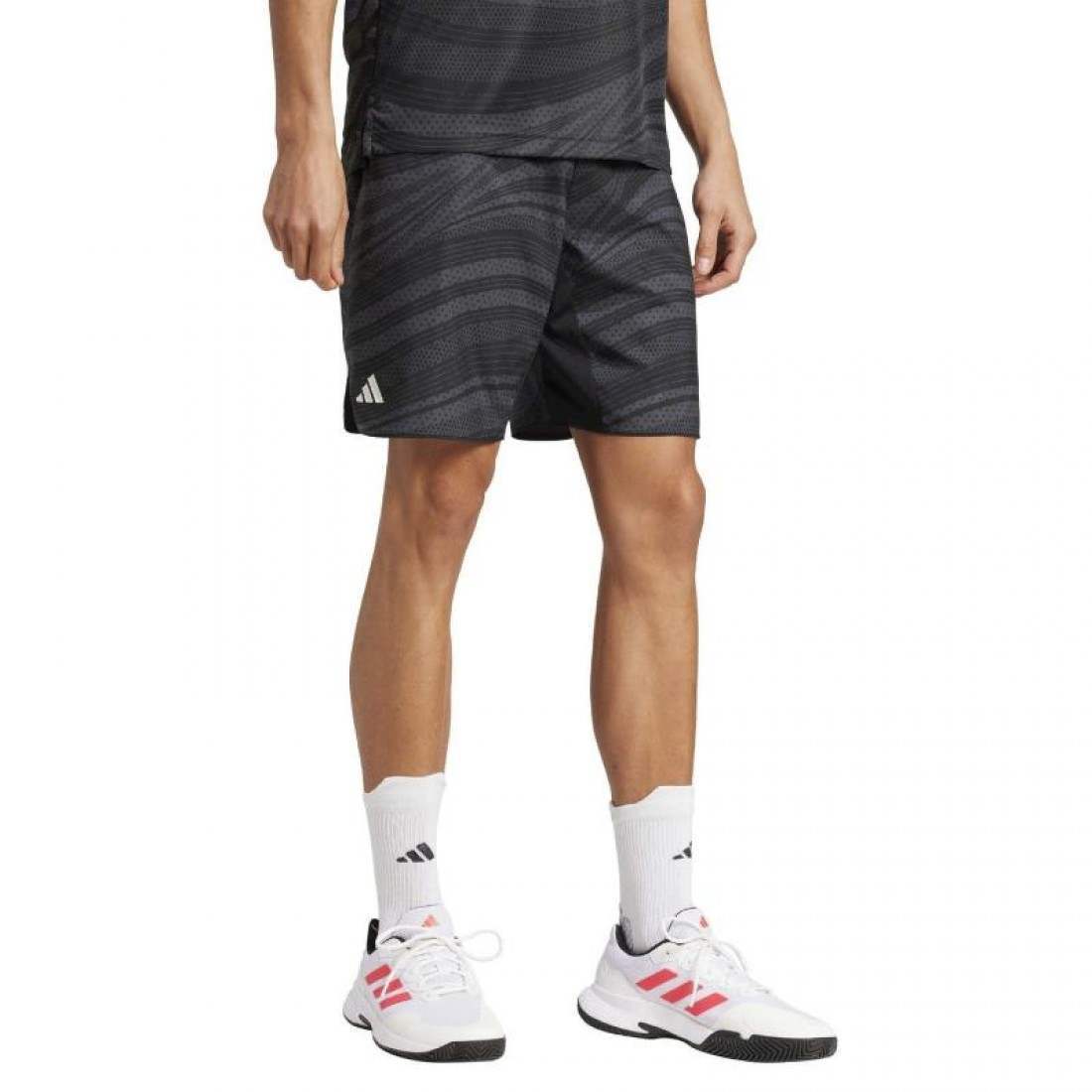 Adidas Club Graphic Carbon Negro Short