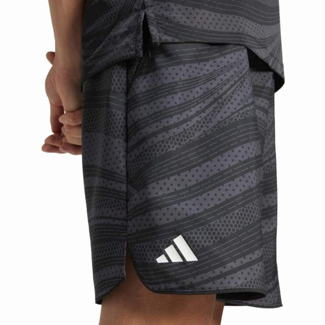 Adidas Club Graphic Carbon Negro Short