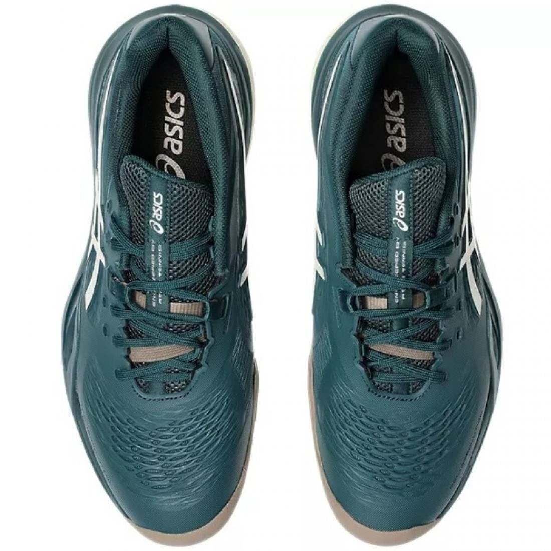 Asics Gel Resolution X Clay Green Saxon Birch Sneakers