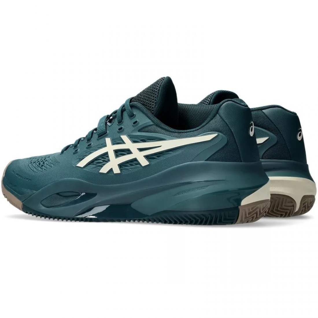 Asics Gel Resolution X Clay Green Saxon Birch Sneakers