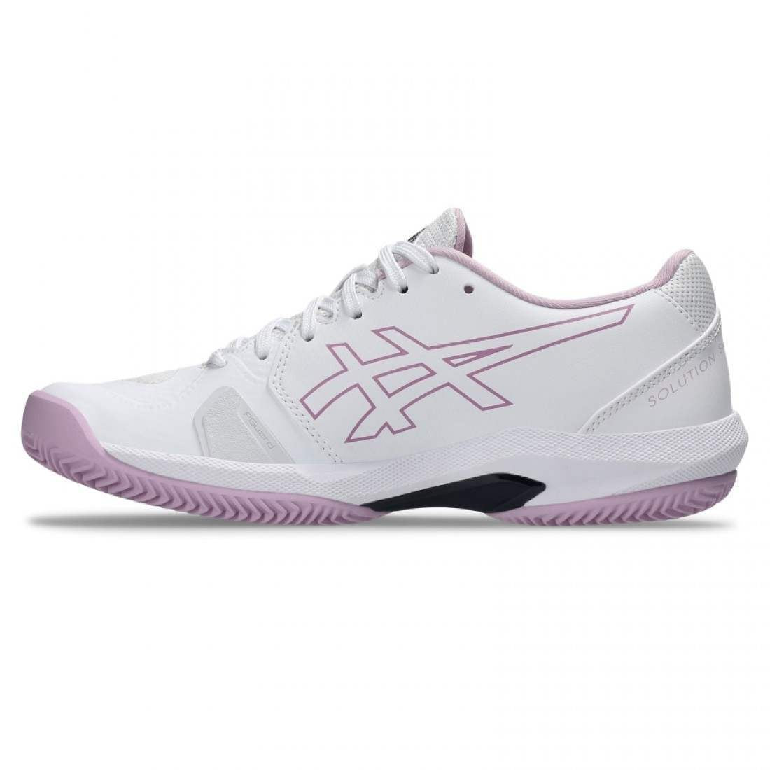 Asics Solution Swift FF 2 Clay White Pink Ube Women's Sneakers