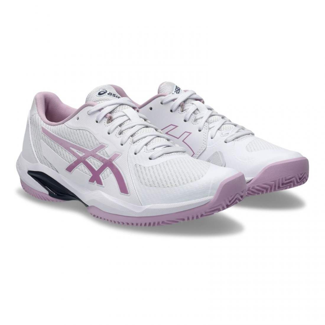 Asics Solution Swift FF 2 Clay White Pink Ube Women's Sneakers