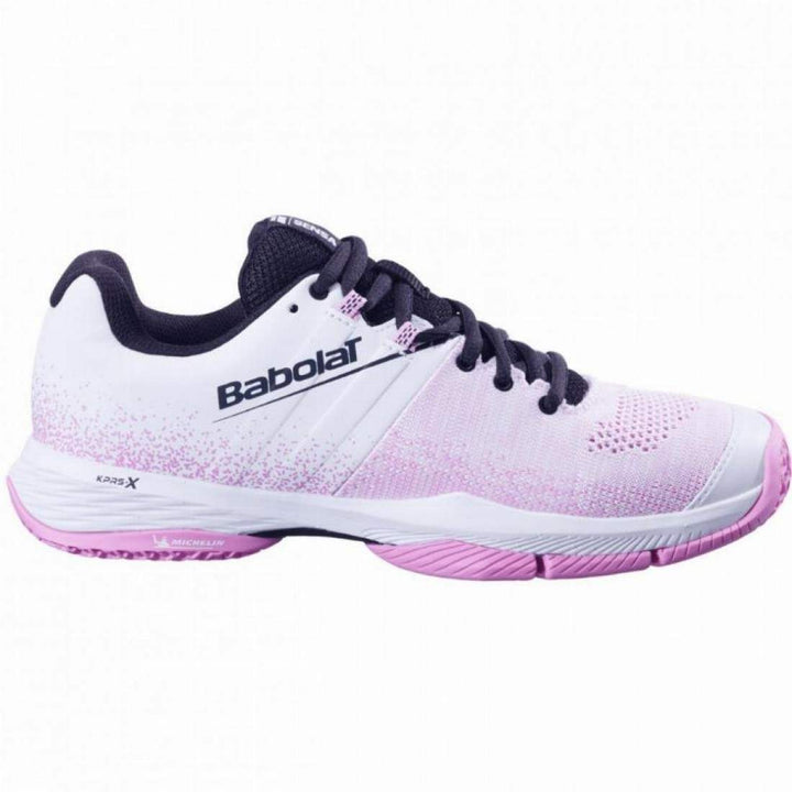 Babolat Sensa White Purple Women's Sneakers