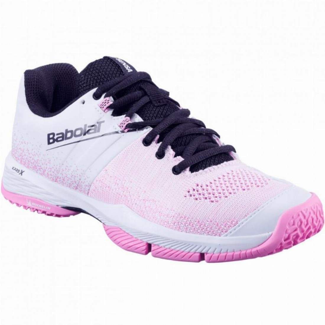 Babolat Sensa White Purple Women's Sneakers